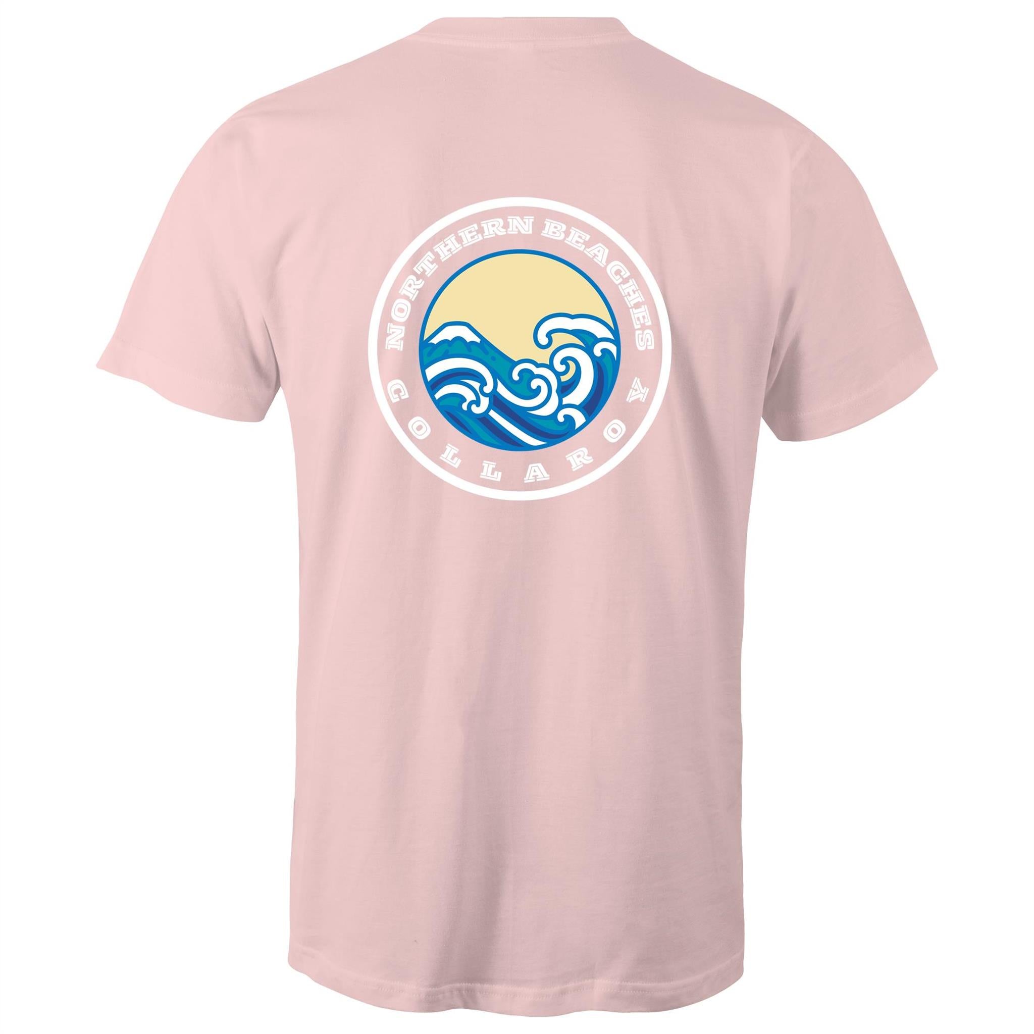 Bondi Born n Bred / Collaroy custom logos printed on AS Colour Staple - Mens T-Shirt 