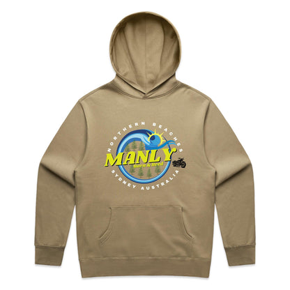 Lost Manly custom logo The Manly Barry Born & Bred edition AS Colour Relax Hood - Lost Manly Shop