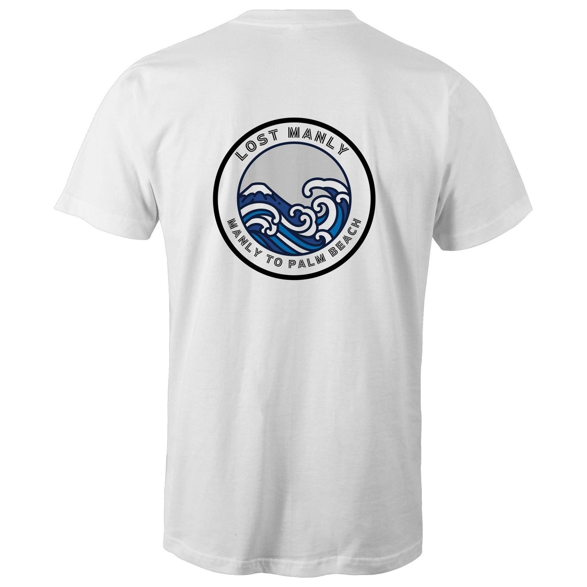 Lost Manly Northern Beaches Sydney Australia Printed Logo T-Shirt Ogo Merch