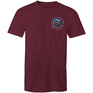 Northern Beaches Manly Australia small white font logo on Cotton T-Shirt Ogo Merch
