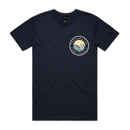Freshwater Sydney Australia Double Logo Collection Comfy Cotton Tee - Lost Manly Shop