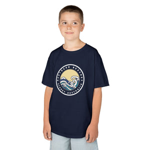 Ocean Wave Kids Cotton Tee – Northern Beaches logo 