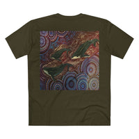 Northern Beaches Sydney Australia Whales at Long Reef Art Printed T-Shirt Printify