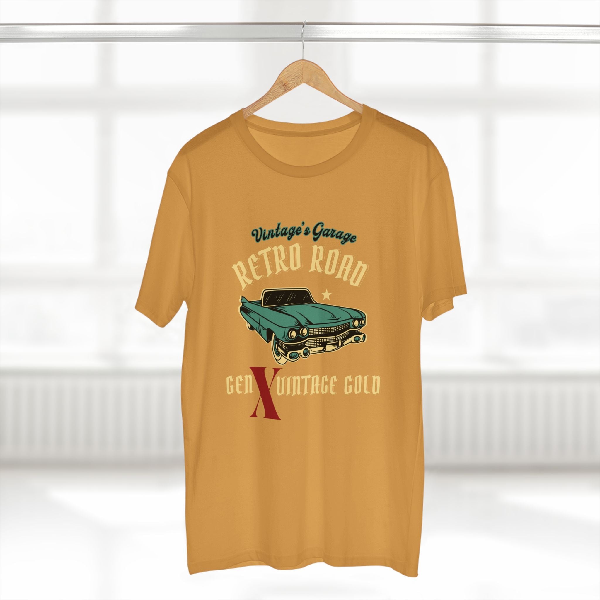 Gen X Vintage Gold Graphic Tee - Nostalgic Gen X T-Shirt, Vintage Style Tee, Gift for Generation X, Casual Wear, Retro Shirt 