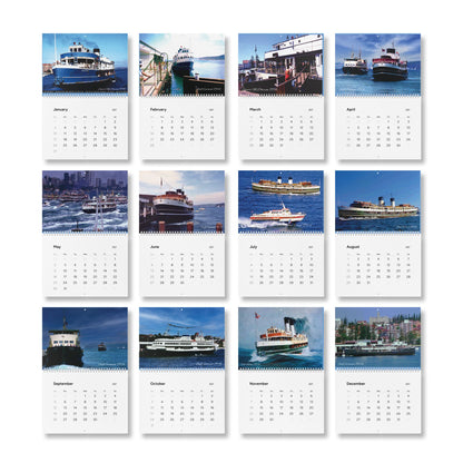 Manly Ferries Journey Through Time 2027 Wall Calendar - Lost Manly Shop