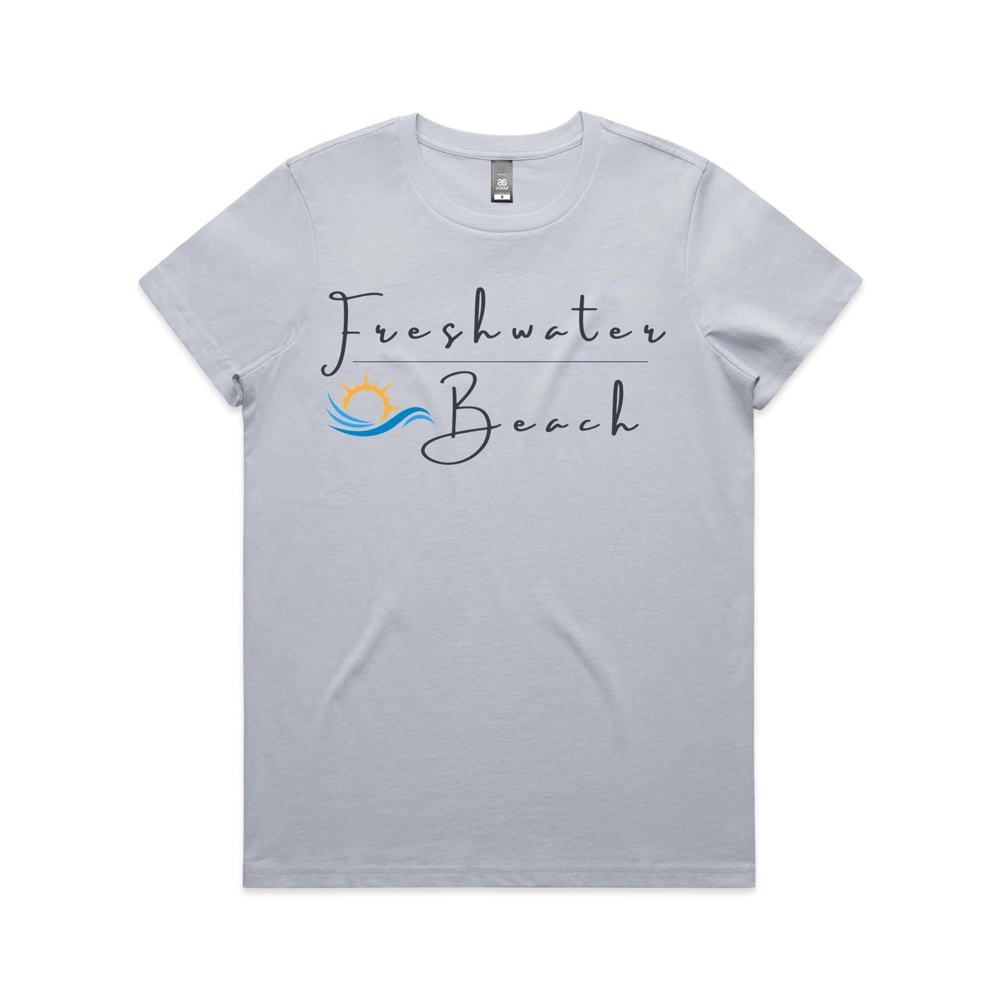 Lost Manly Custom Freshwater Beach Logo Limited Edition AS Colour Women's Maple Tee