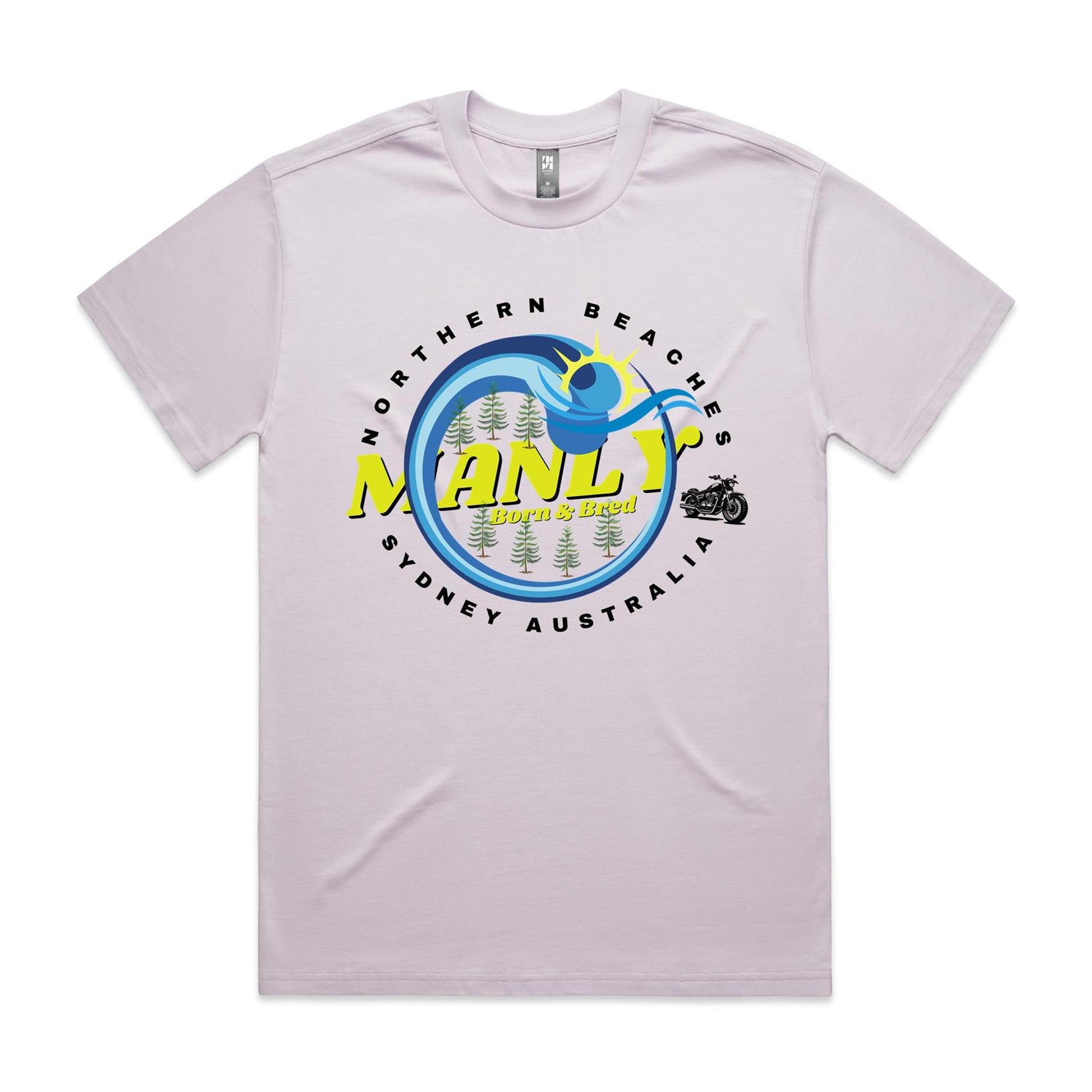 Lost Manly custom logo The Manly Barry Born & Bred edition - AS Colour Heavy Tee - Lost Manly Shop