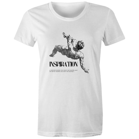 Women's Maple Tee Inspiration Print 