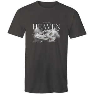 Mens T-Shirt Heaven custom logo 