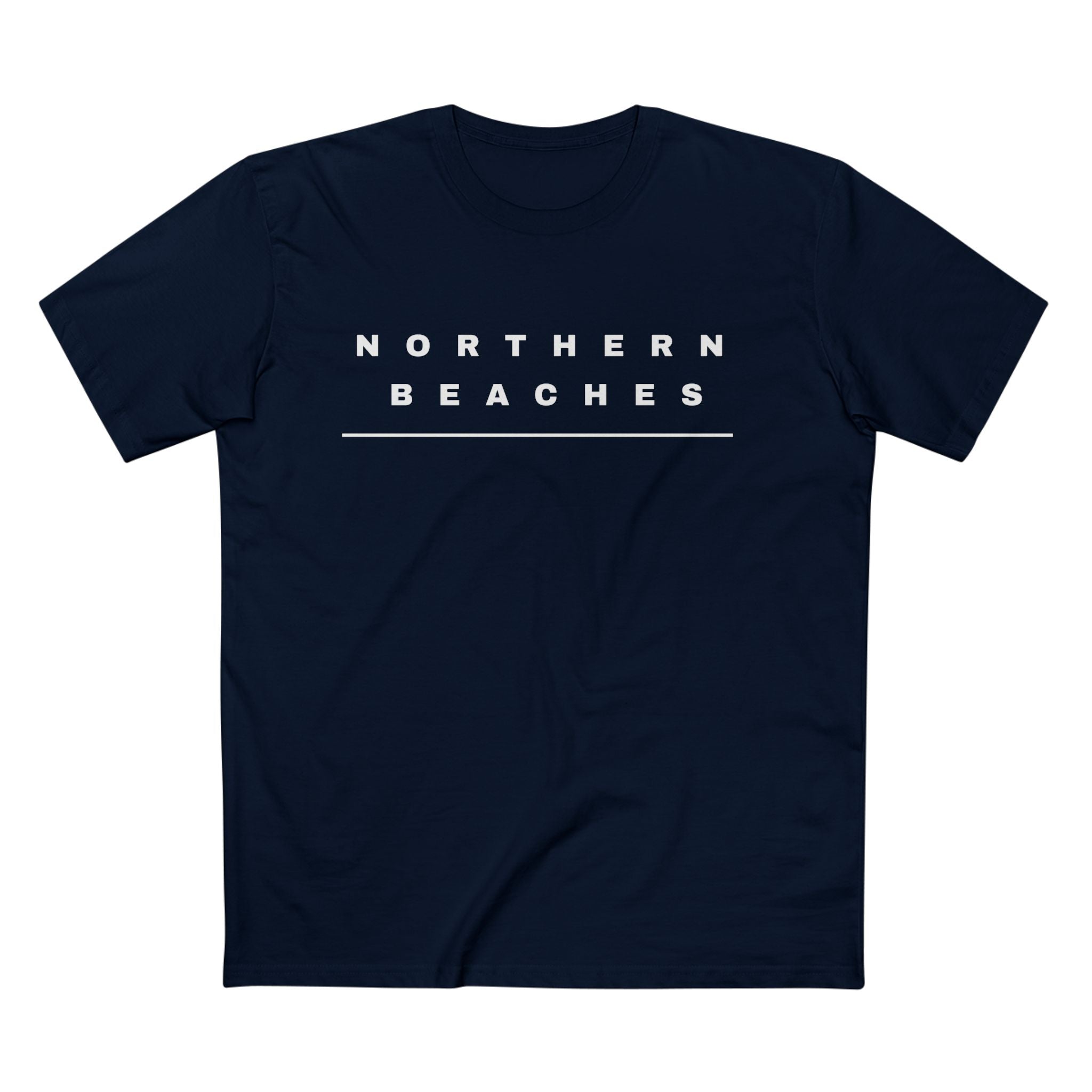 Northern Beaches front/back Logo Adult T-Shirt 