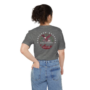 Manly Warringah Born n Bred Unisex Pocket T-shirt Printify