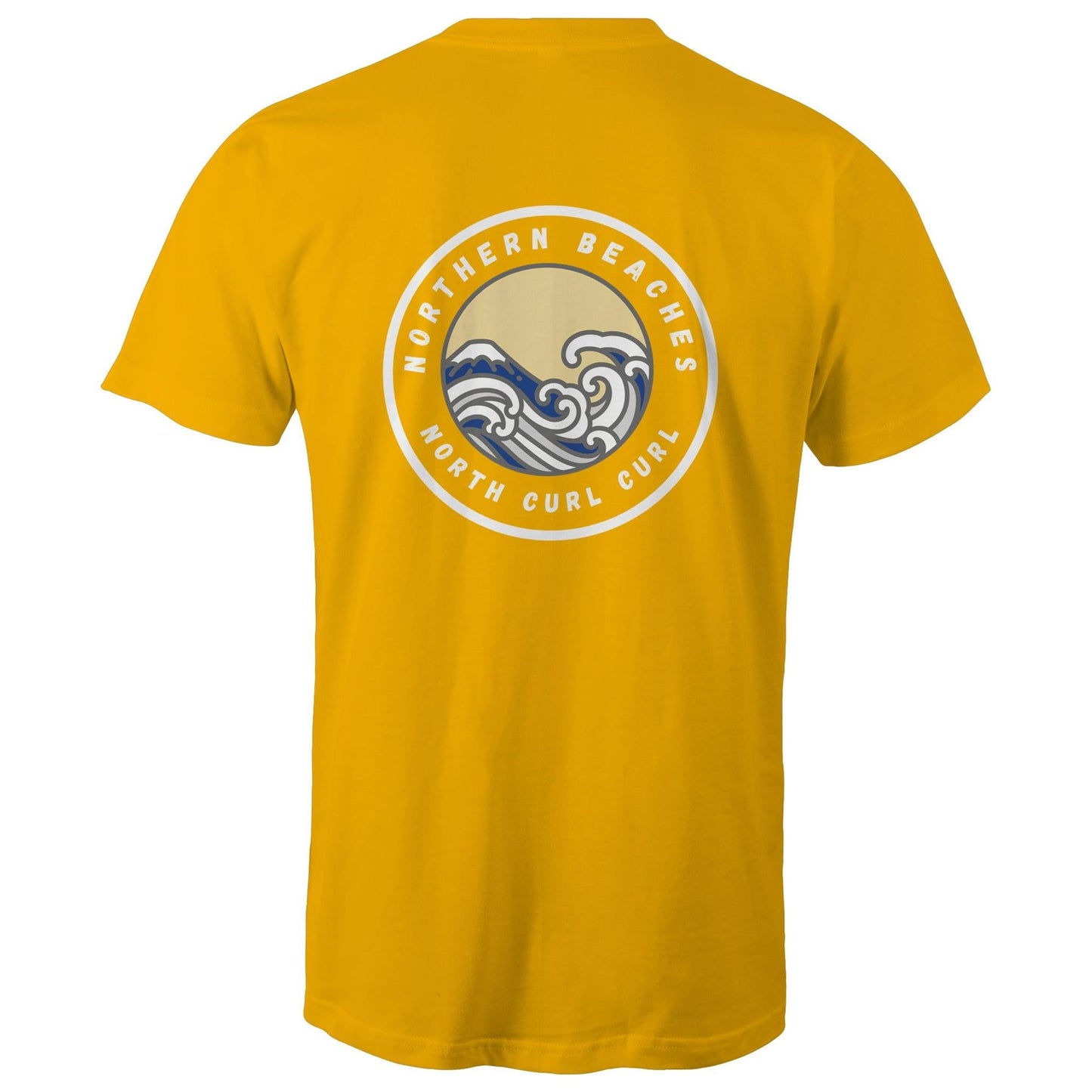 AS Colour Staple - Mens T-Shirt North Curl Curl logo back - Lost Manly Shop