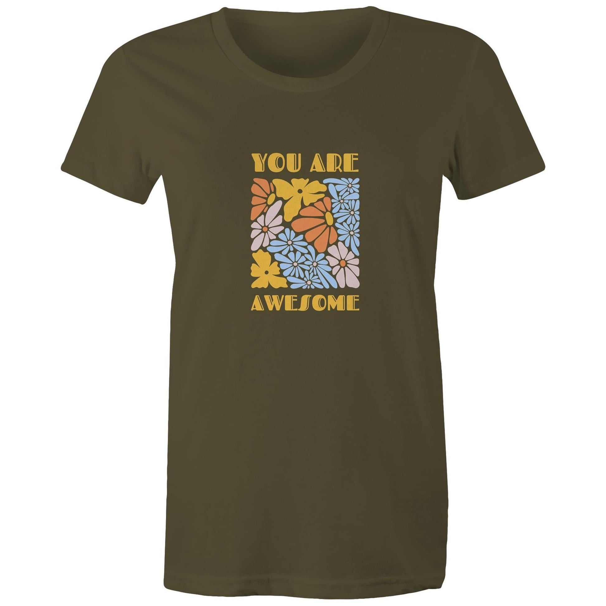 Women's Maple Tee You are Awesome 