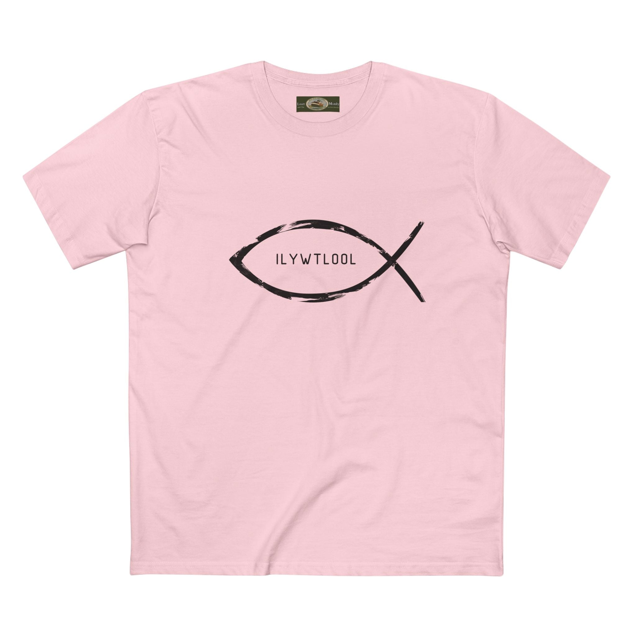 Christian Fish Acronym Adult Tee Printify