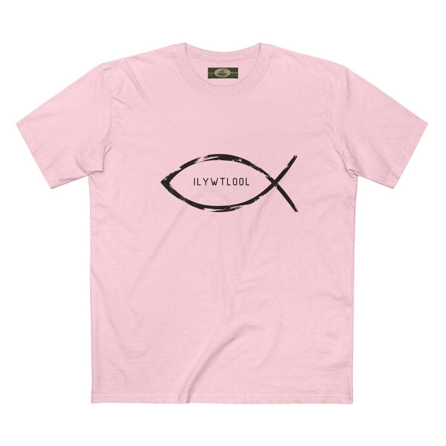 Christian Fish Acronym Adult Tee Printify