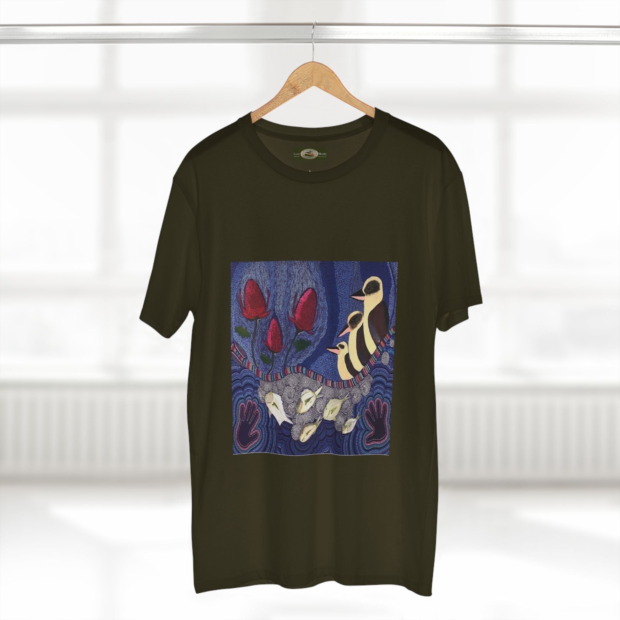 Australian Natives painting Northern Beaches printed T-Shirt Ogo Merch