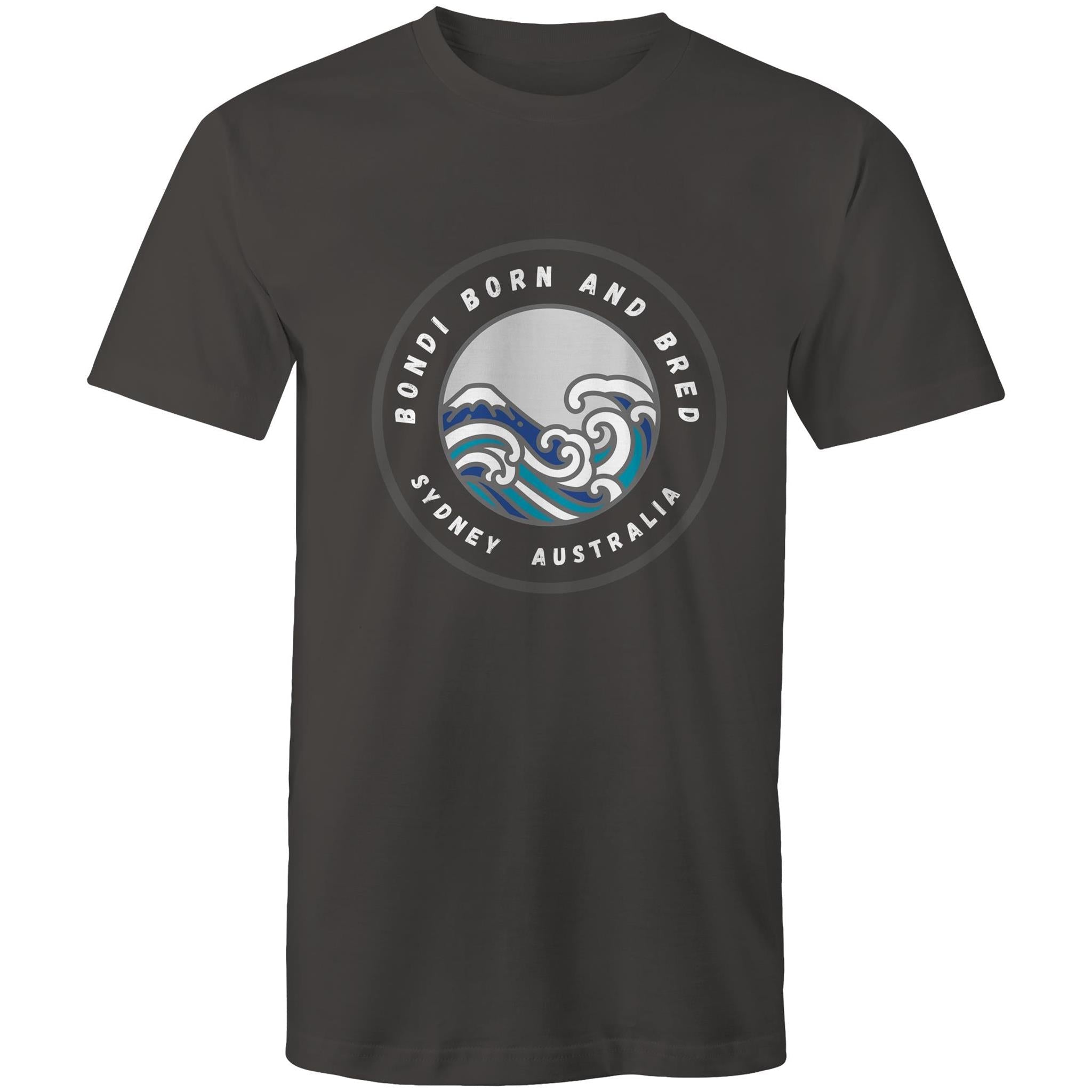 AS Colour Staple - Mens T-Shirt Bondi Born and Bred custom logo front Ogo Merch