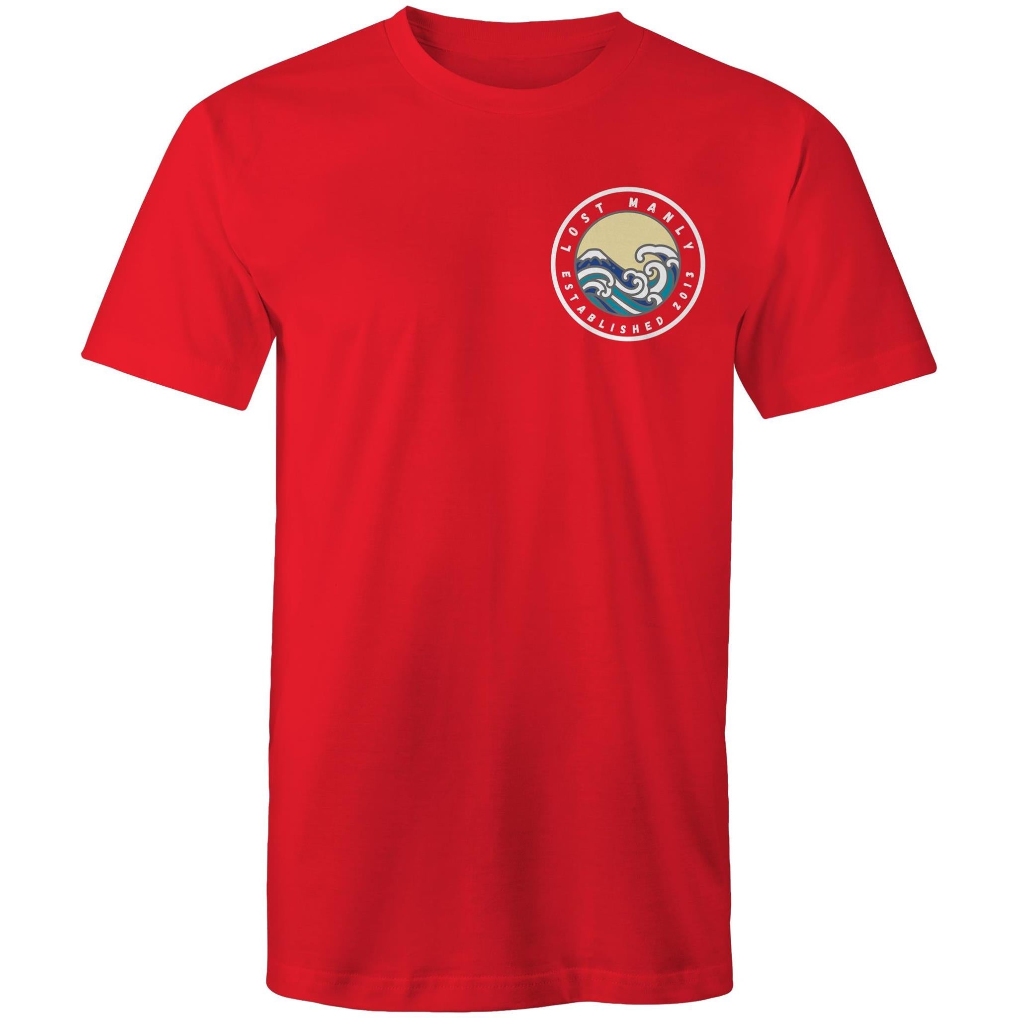 Lost Manly Northern Beaches Sydney Australia Printed Logo T-Shirt Ogo Merch