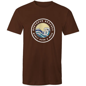 Manly Born n Bred Northern Beaches Sydney Australia Printed Logo T-Shirt Ogo Merch