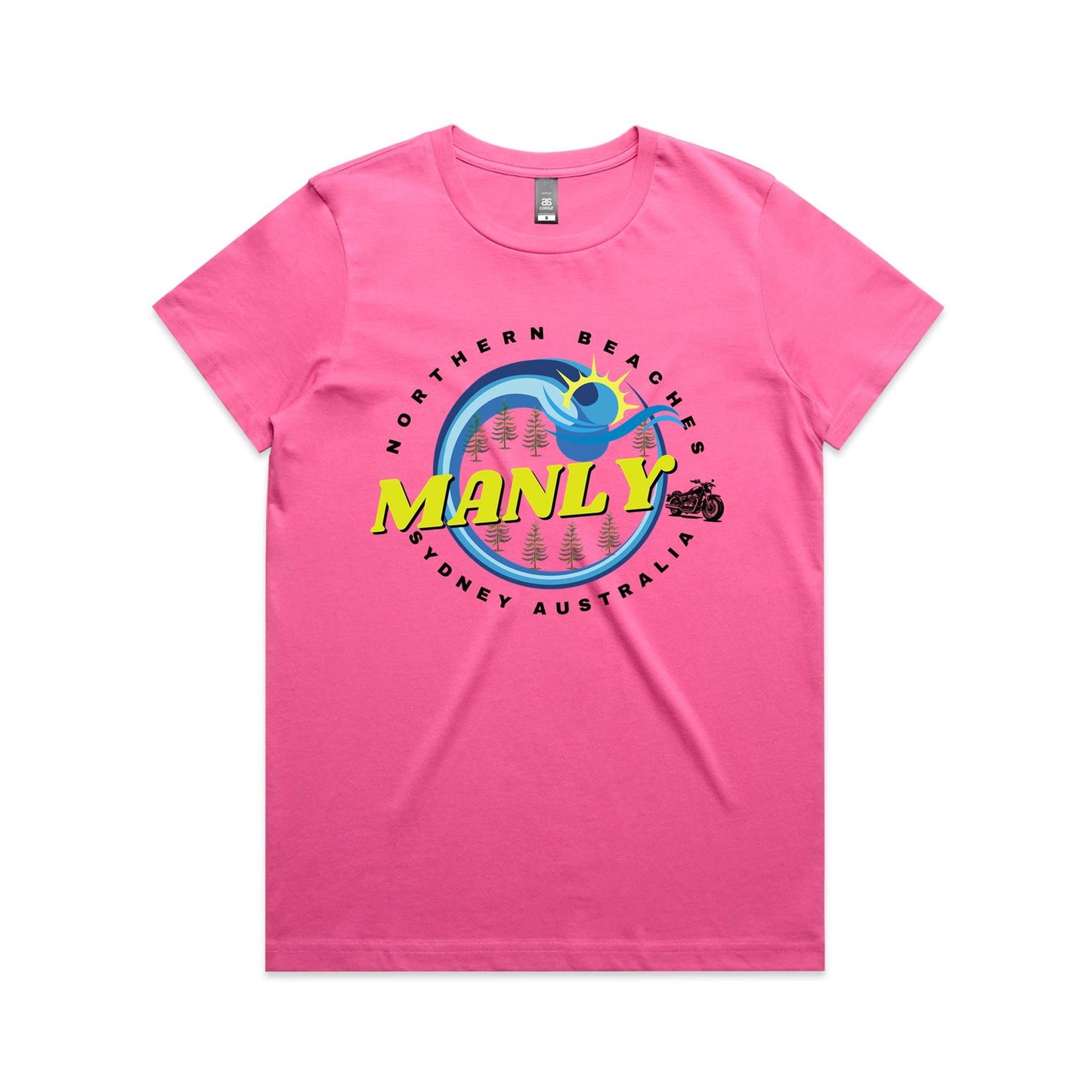 Lost Manly Custom Logo Manly Edition AS Colour Women's Maple Tee - Lost Manly Shop