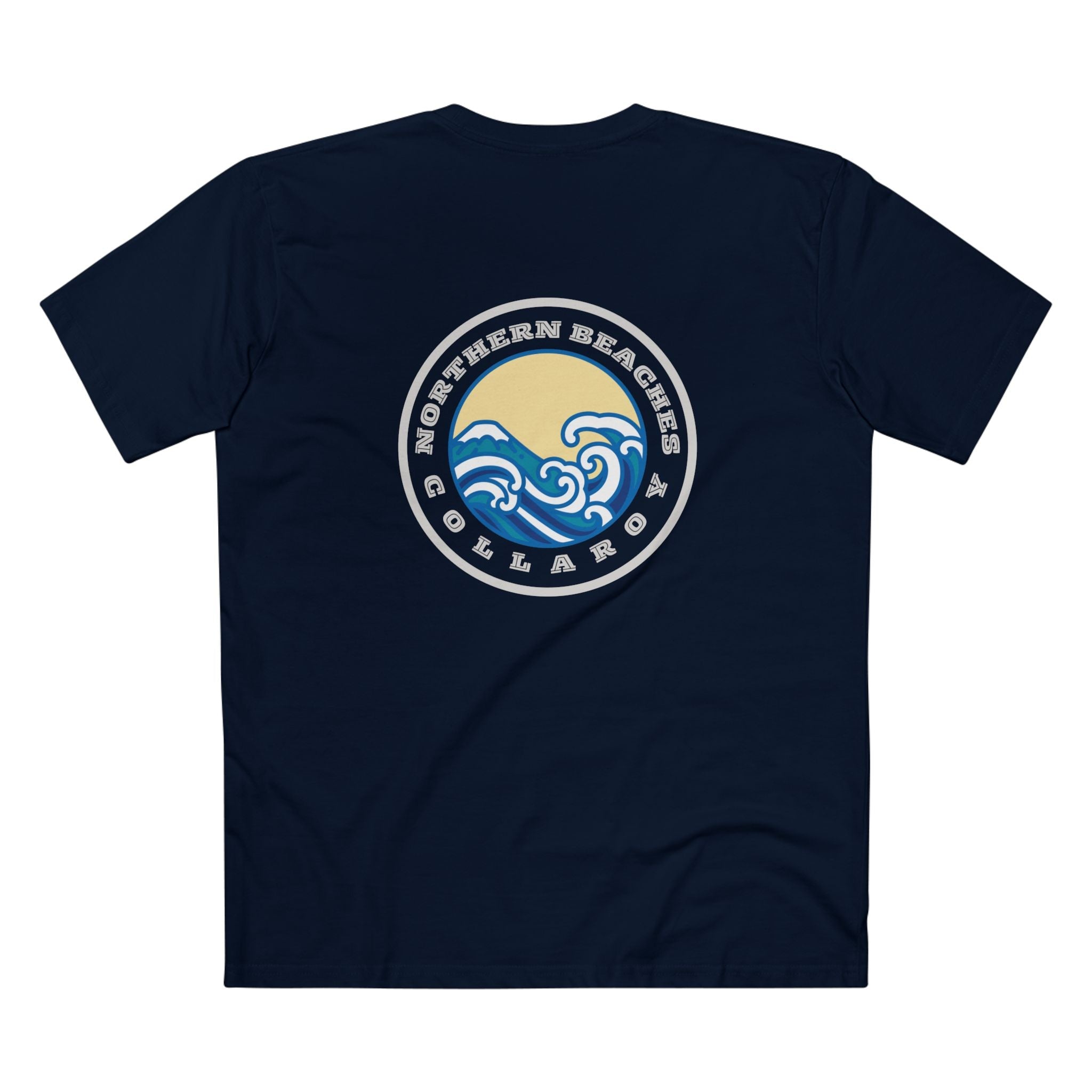 T-Shirt with free Canva custom logo printed front and back Bondi/Collaroy 