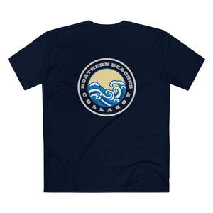 T-Shirt with free Canva custom logo printed front and back Bondi/Collaroy 