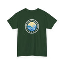 Heavy Cotton T-Shirt with free Canva custom designed logo front and back 