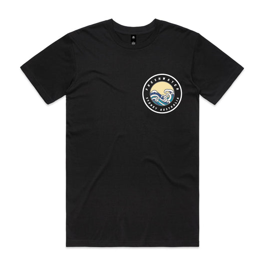Freshwater Sydney Australia Double Logo Collection Comfy Cotton Tee - Lost Manly Shop