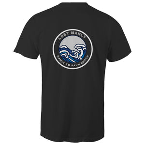 Lost Manly Northern Beaches Sydney Australia Printed Logo T-Shirt Ogo Merch