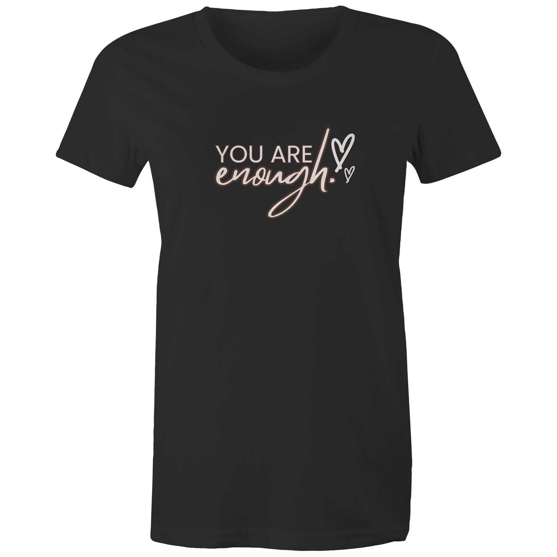 Women's Maple Tee You are Enough Print 