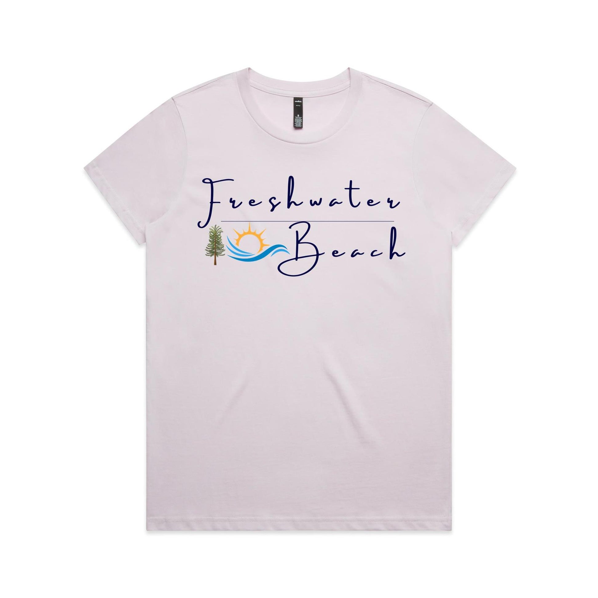 Lost Manly Custom Freshwater Beach Logo Limited Edition AS Colour Women's Maple Tee - Lost Manly Shop