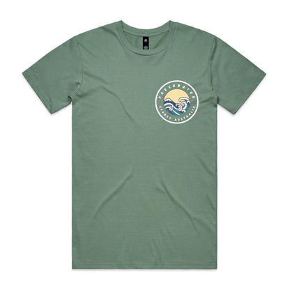 Freshwater Sydney Australia Double Logo Collection Comfy Cotton Tee - Lost Manly Shop