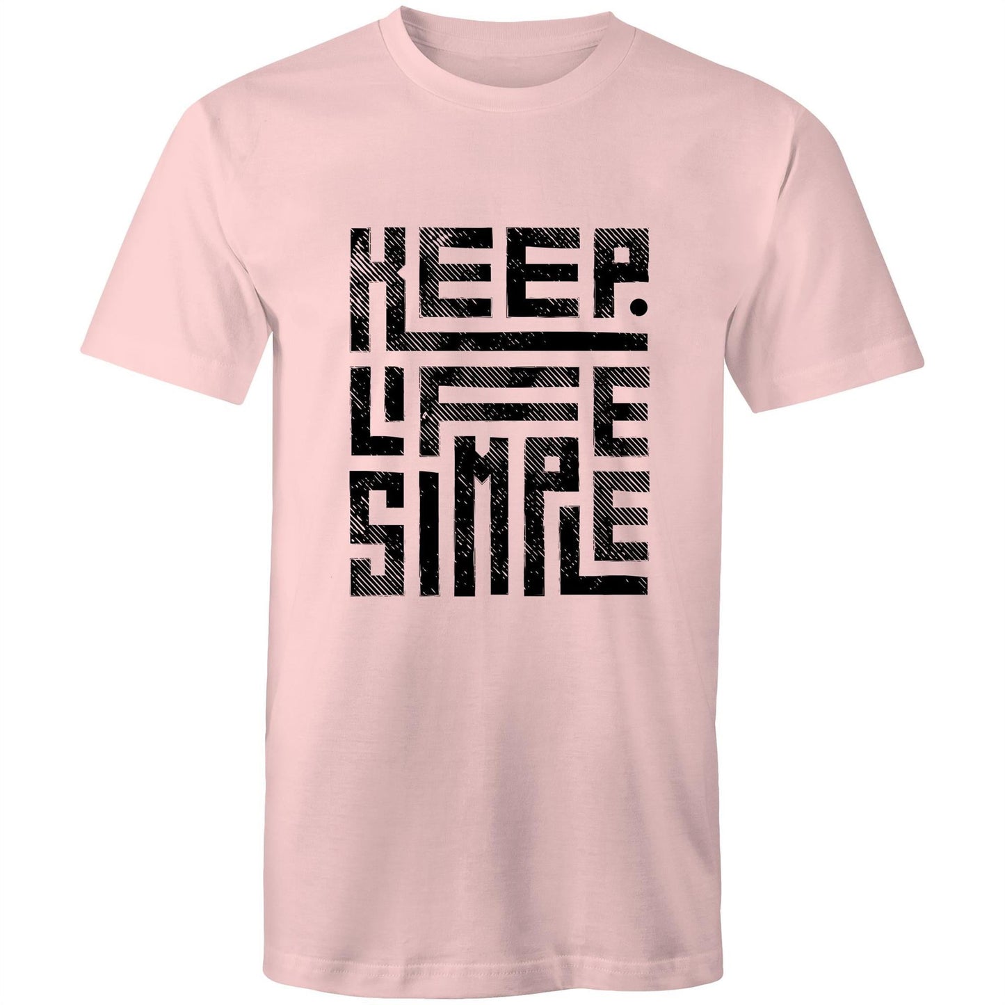 Mens T-Shirt Keep Life Simple 