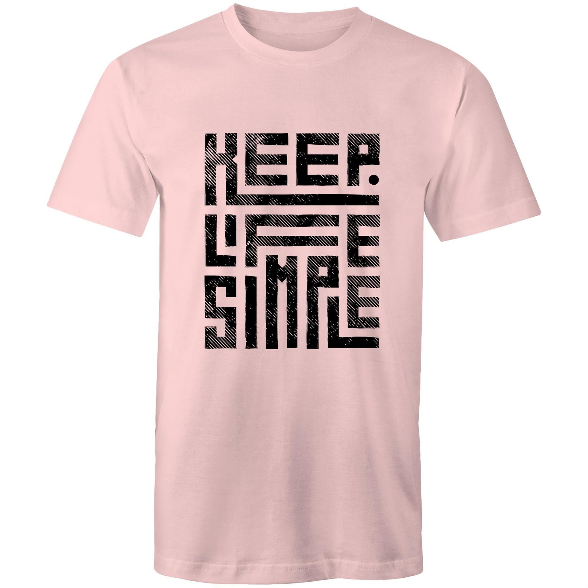 Mens T-Shirt Keep Life Simple 