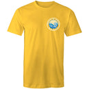 Bondi Born n Bred / Collaroy custom logos printed on AS Colour Staple - Mens T-Shirt 