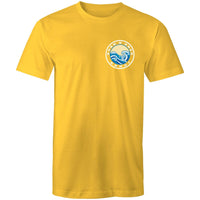 Bondi Born n Bred / Collaroy custom logos printed on AS Colour Staple - Mens T-Shirt 