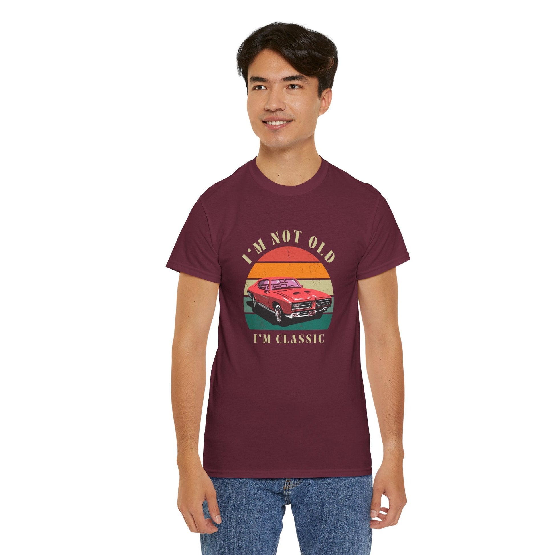 Vintage Car Lover Tee - I'm Not Old I'm Classic T-Shirt 