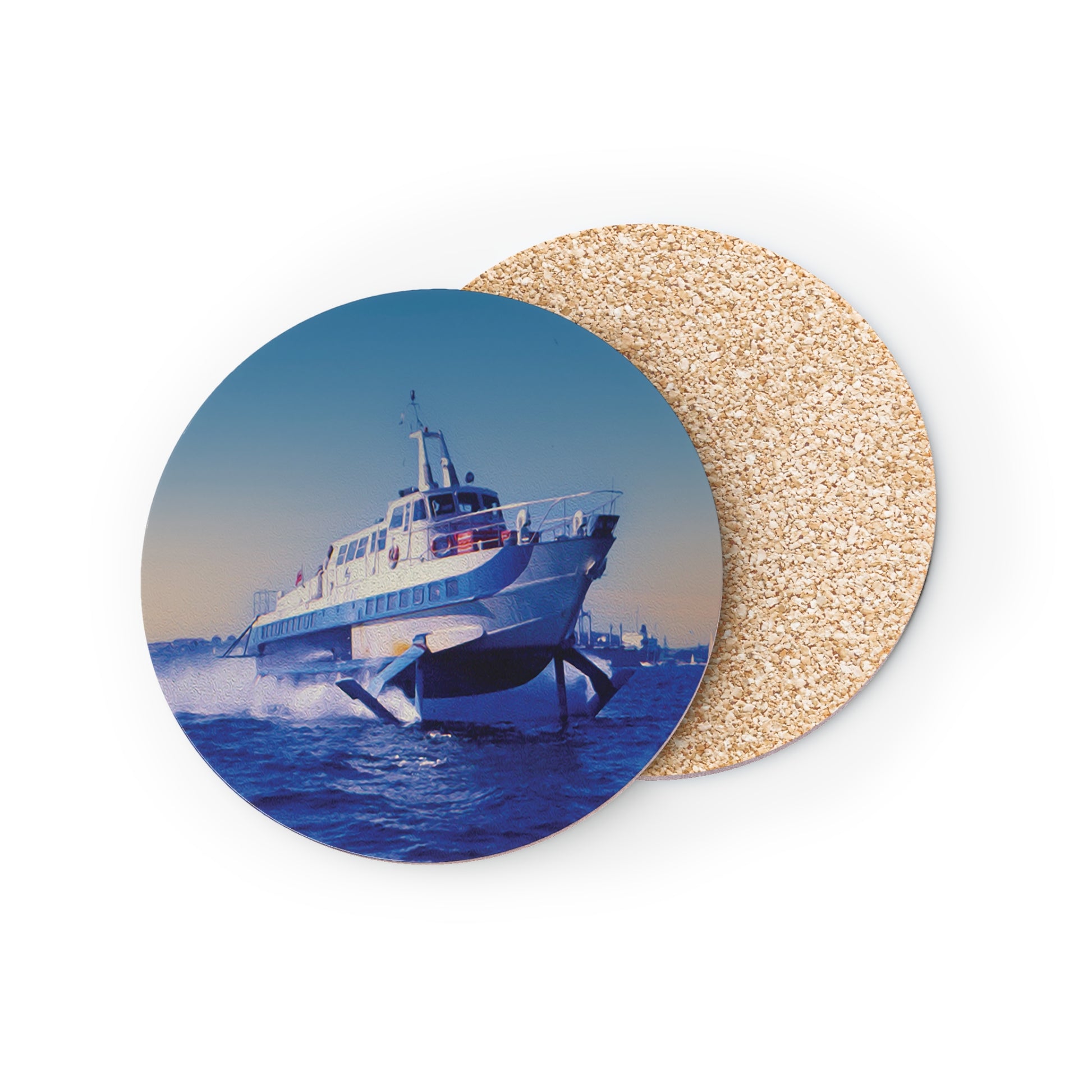 Cork Coasters - 'Curl Curl' Hydrofoil on Sydney Harbour - Lost Manly Shop