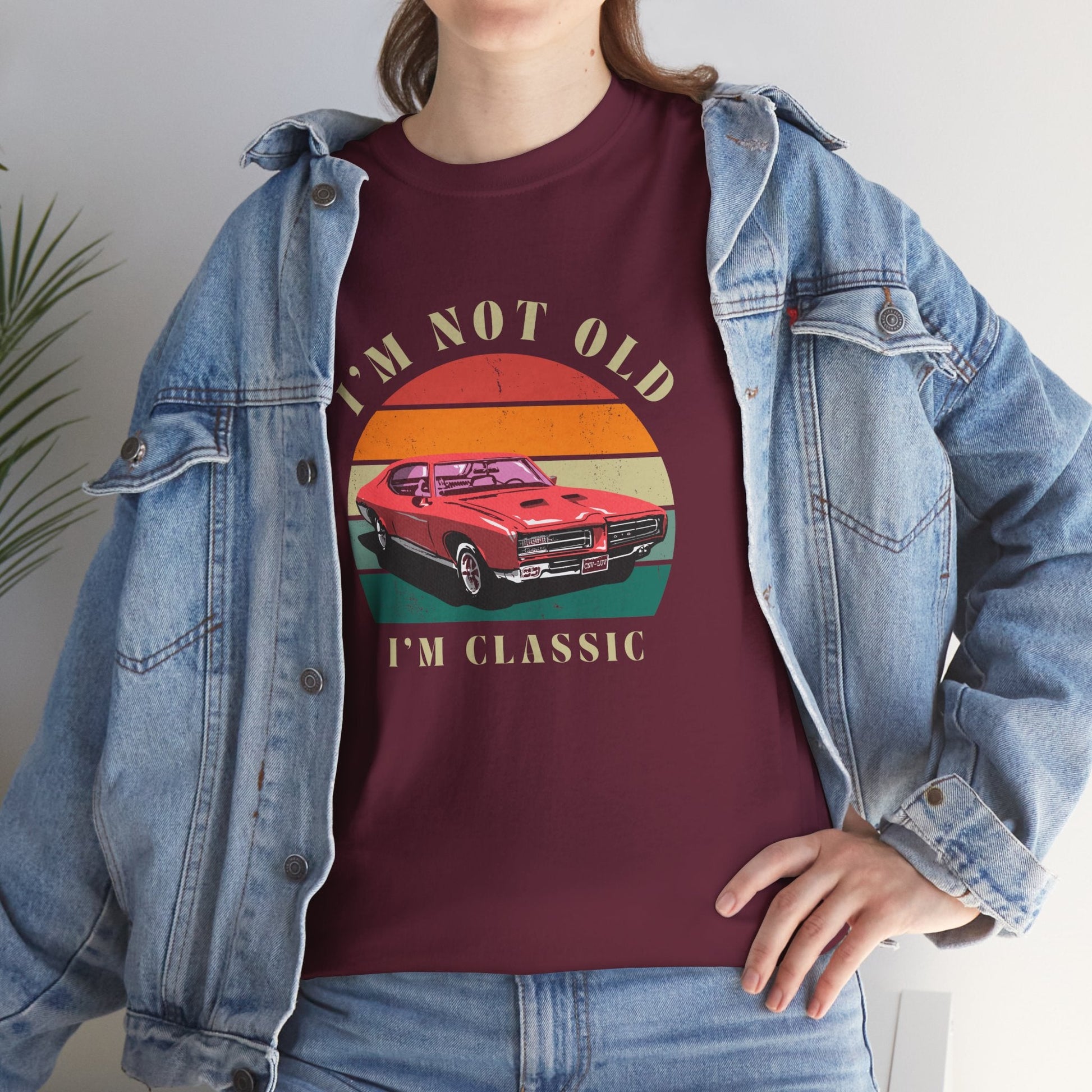 Vintage Car Lover Tee - I'm Not Old I'm Classic T-Shirt 