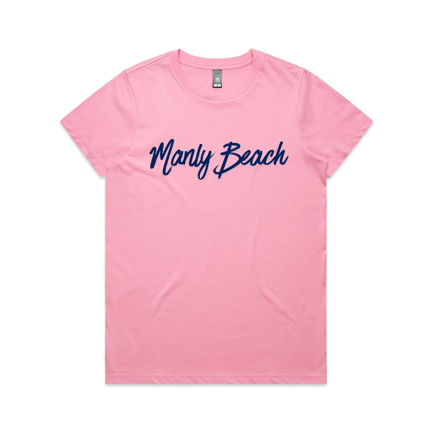 Lost Manly custom logo Manly Beach edition AS Colour Women's Maple Tee - Lost Manly Shop