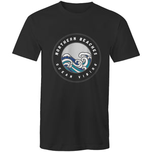Northern Beaches Ocean Vibing custom logo printed on AS Colour Staple - Mens T-Shirt 