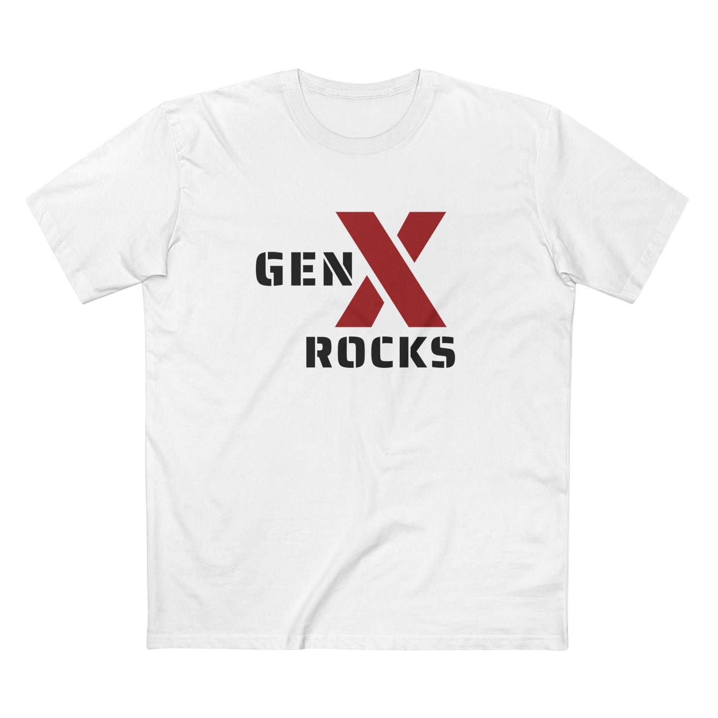 Gen X Rocks Graphic Tee - Nostalgic Gen X T-Shirt, Vintage Style Tee, Gift for Generation X, Casual Wear, Retro Shirt 