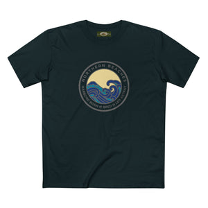 T-Shirt Northern Beaches Harbord Born n Bred n Led Astray Custom Logo Front Printify