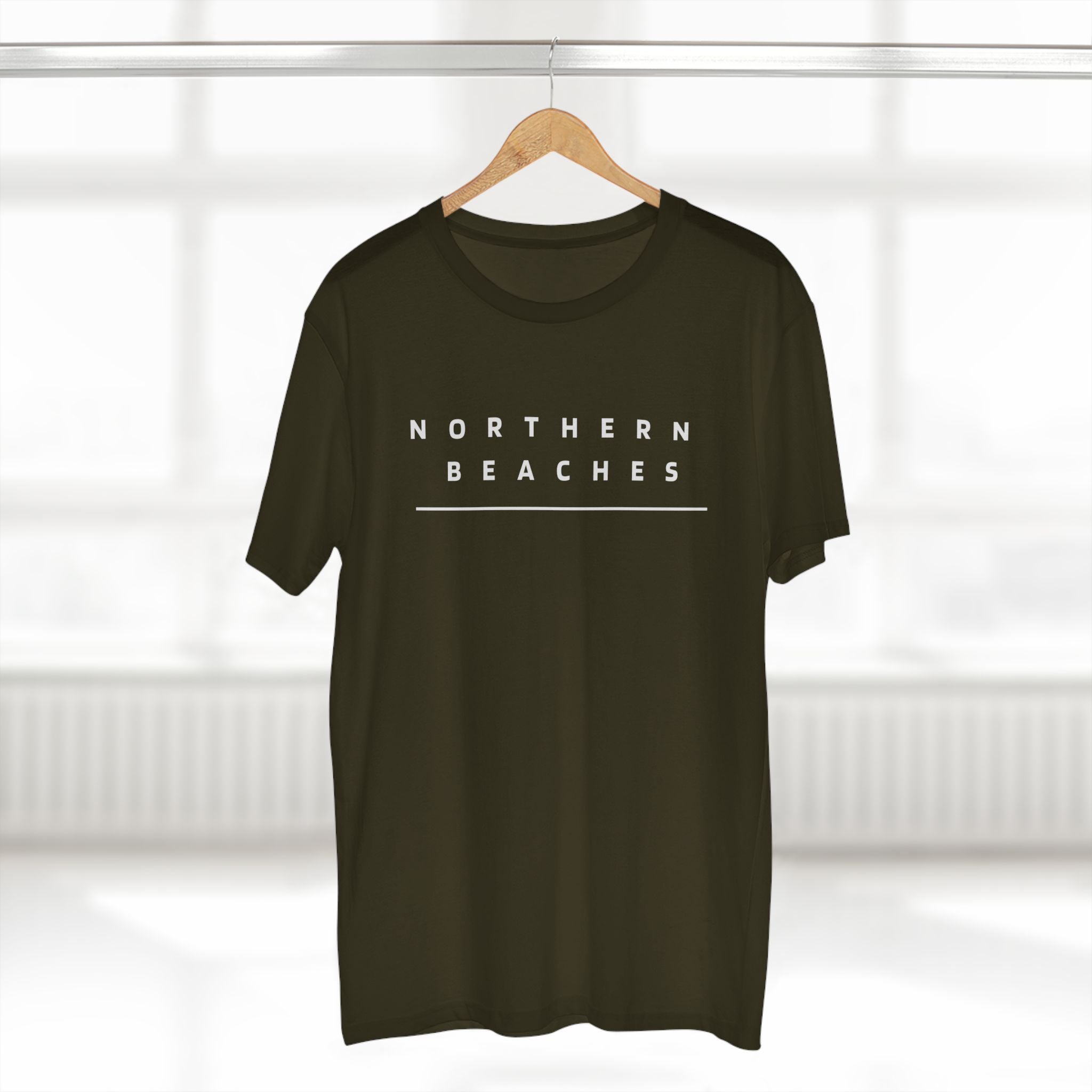 Northern Beaches custom Logo front/back Design Adult T-Shirt 