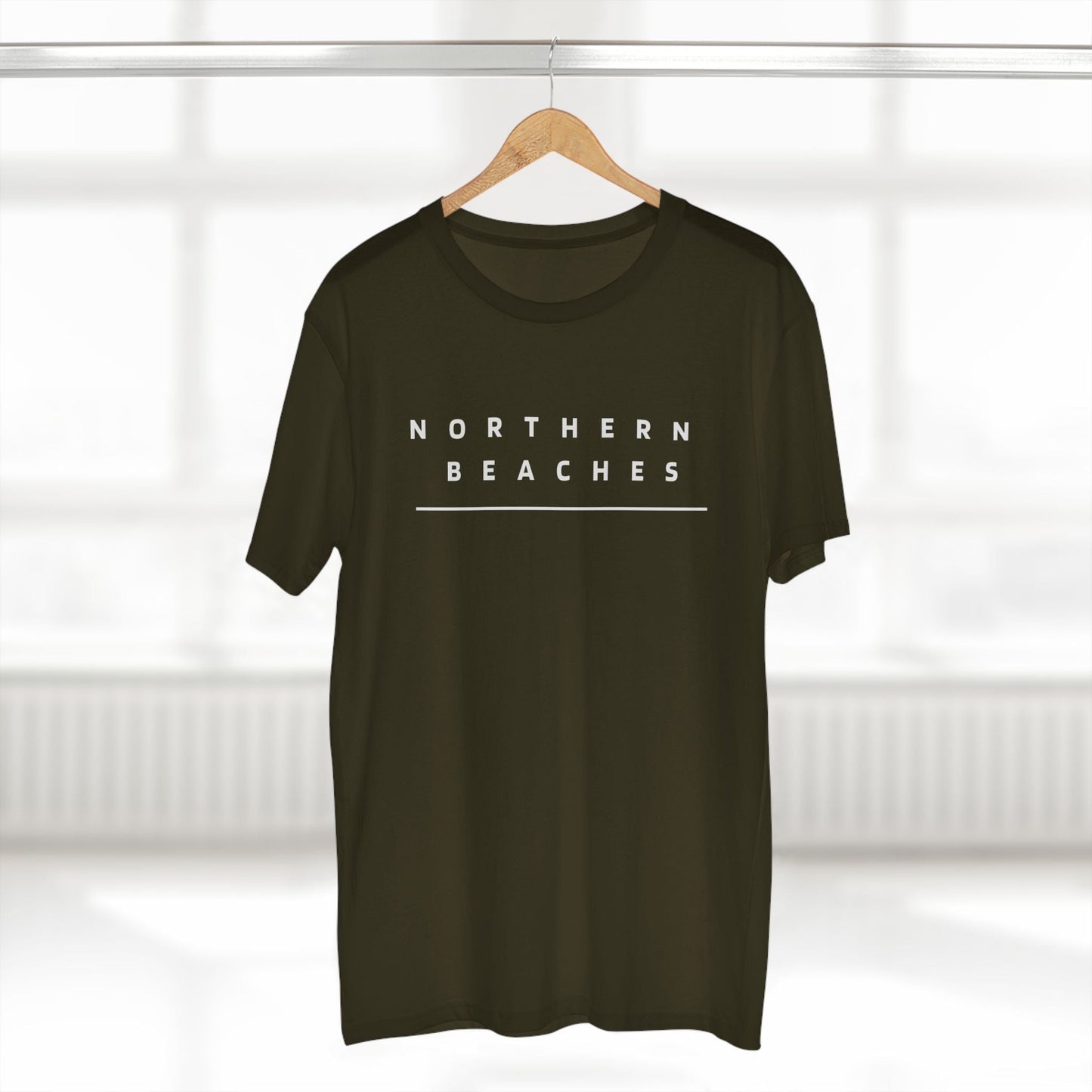 Northern Beaches custom Logo front/back Design Adult T-Shirt 