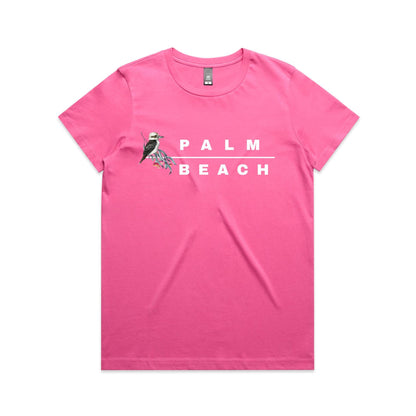 Lost Manly custom logo Palm Beach edition AS Colour Women's Maple Tee - Lost Manly Shop