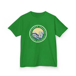 Ocean Wave Kids Cotton Tee – Northern Beaches logo 