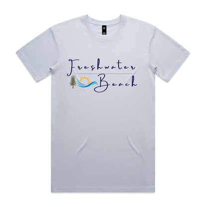 Freshwater Beach custom logo collection Comfy Cotton Tee - Lost Manly Shop