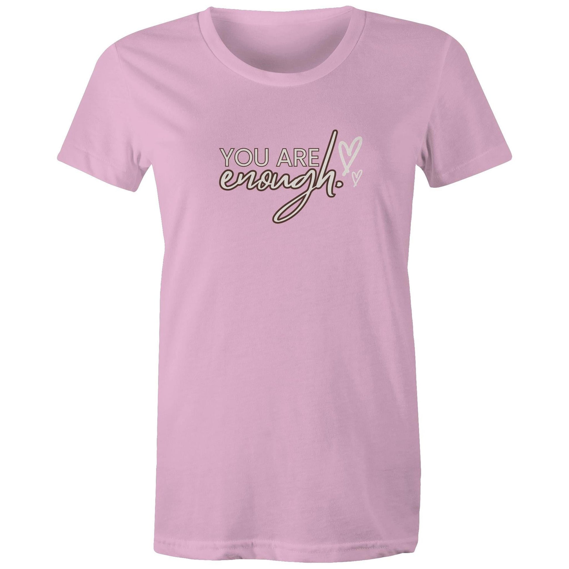 Women's Maple Tee You are Enough Print 