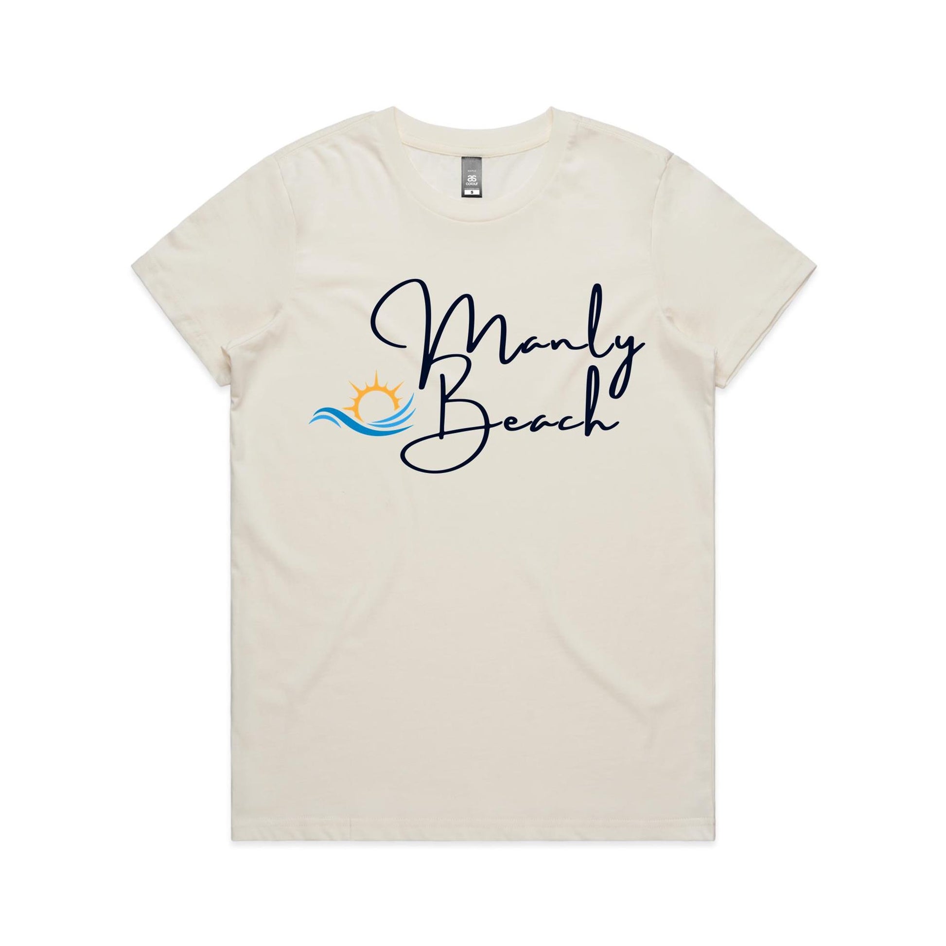 Lost Manly Custom Manly Beach Logo Limited Edition AS Colour Women's Maple Tee - Lost Manly Shop